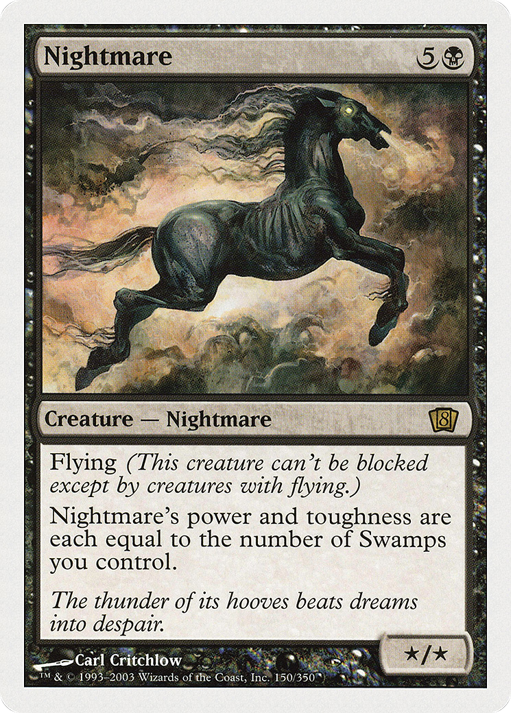 Nightmare (8ED-150★) (Foil)