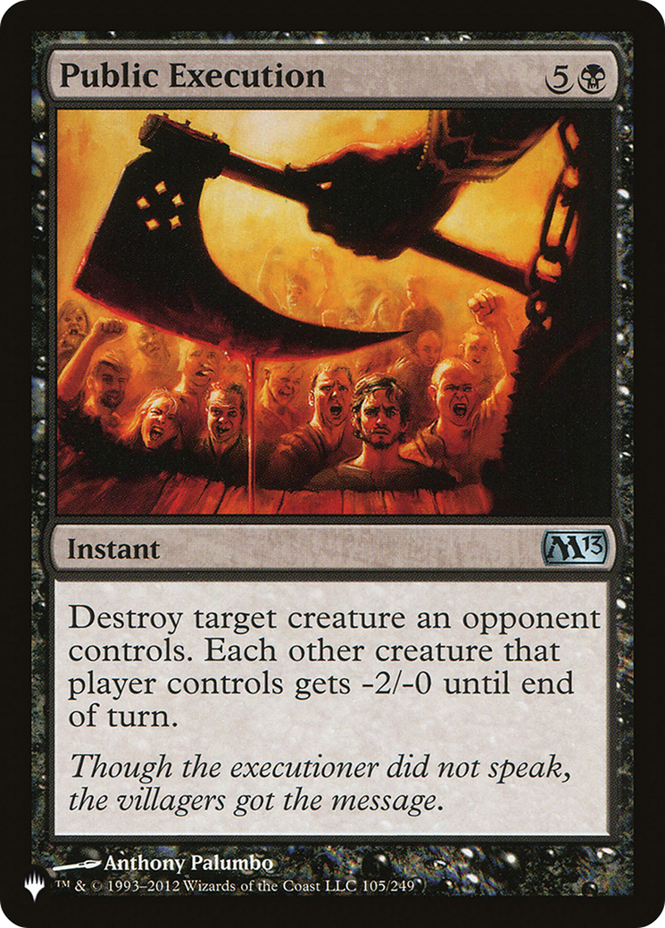 Public Execution (LIST-M13-105)