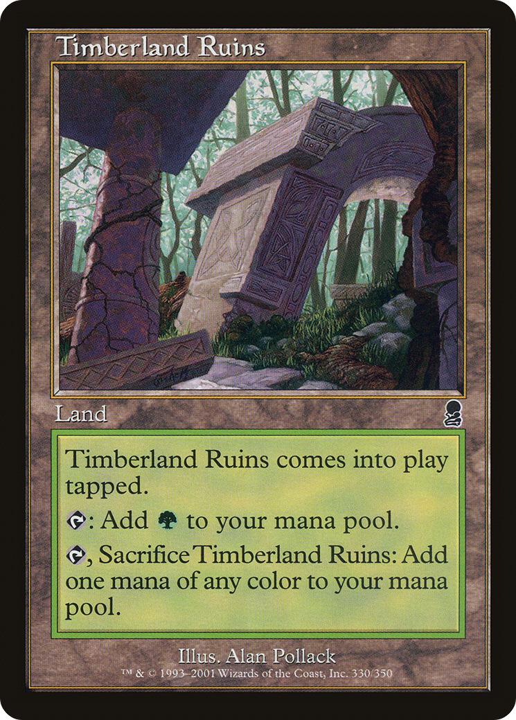 Timberland Ruins (ODY-330) (Foil)