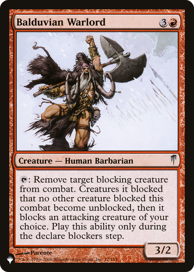 Balduvian Warlord (LIST-CSP-77)
