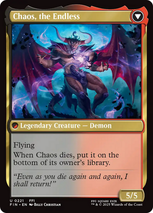 Garland, Knight of Cornelia // Chaos, the Endless (FIN-221) (Foil)