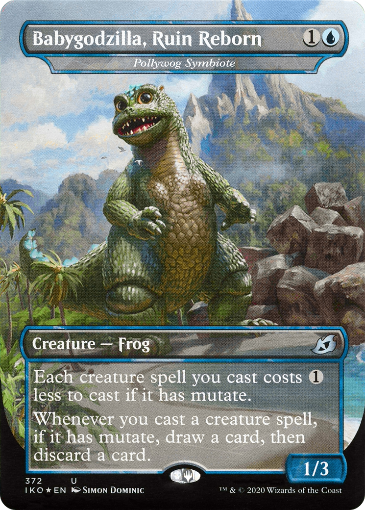 Babygodzilla, Ruin Reborn / Pollywog Symbiote (IKO-372) (Borderless) (Foil)