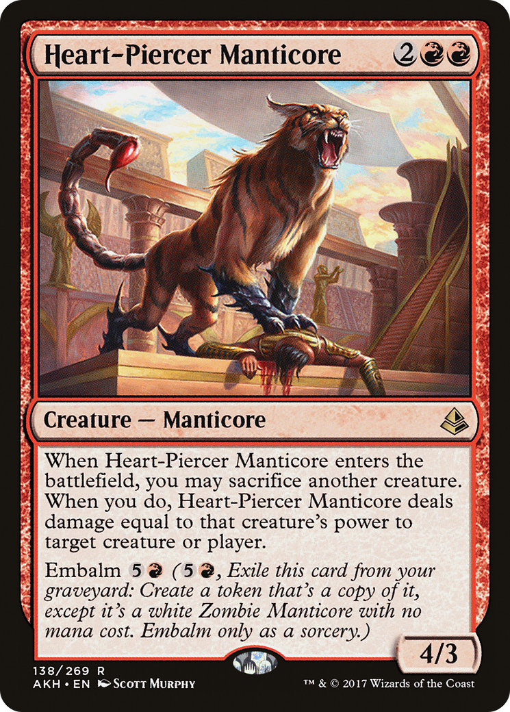 Heart-Piercer Manticore (AKH-138) (Foil)