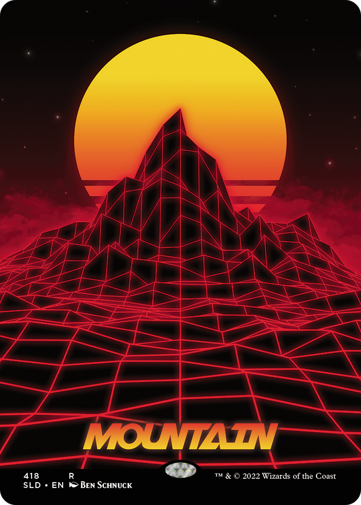 Mountain (SLD-418) (Borderless) (Foil)