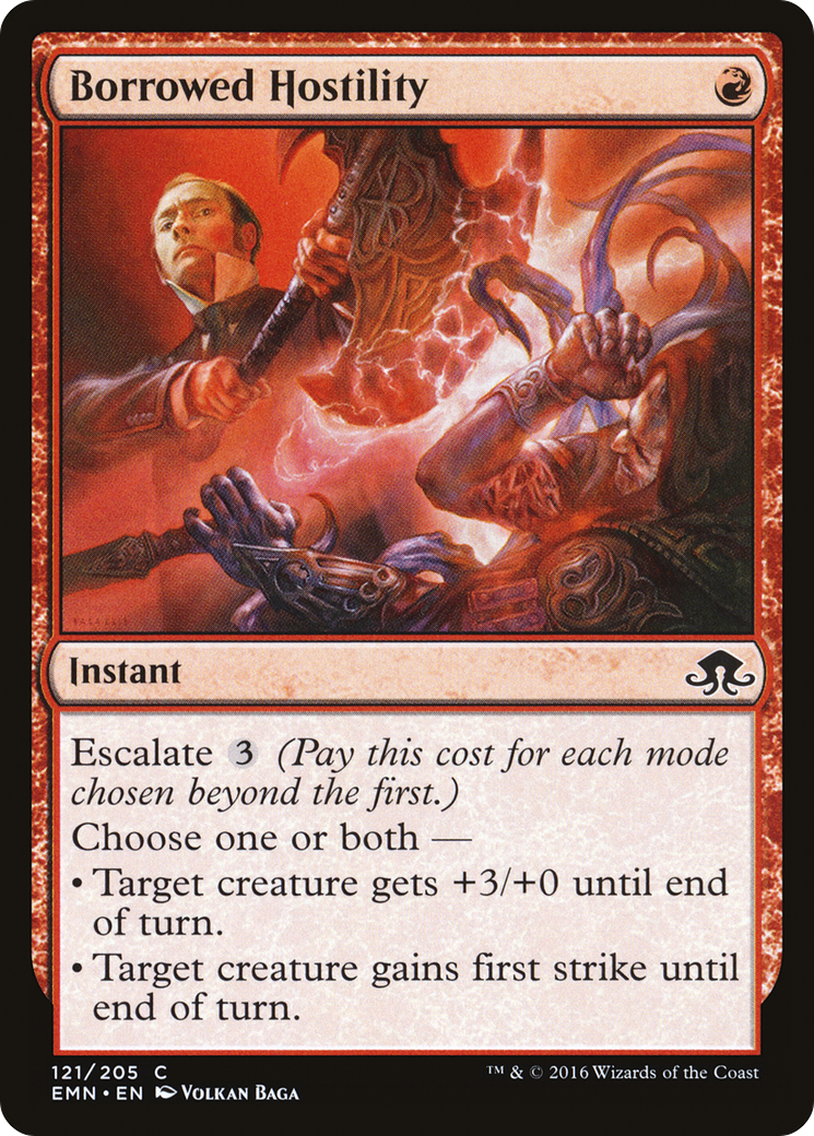 Borrowed Hostility (EMN-121) (Foil)