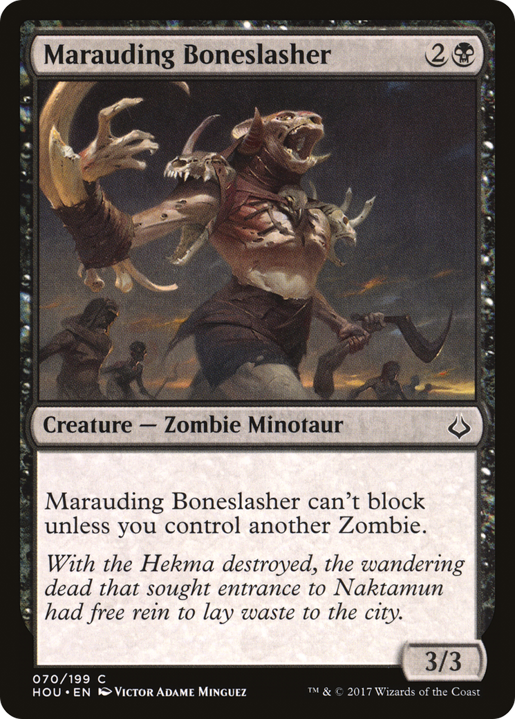 Marauding Boneslasher (HOU-070) (Foil)