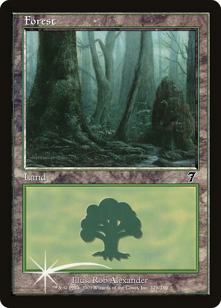 Forest (329) (7ED-329★) (Foil)