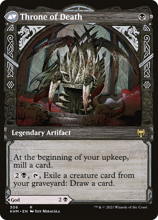Egon, God of Death // Throne of Death (KHM-306) (Showcase) (Foil)