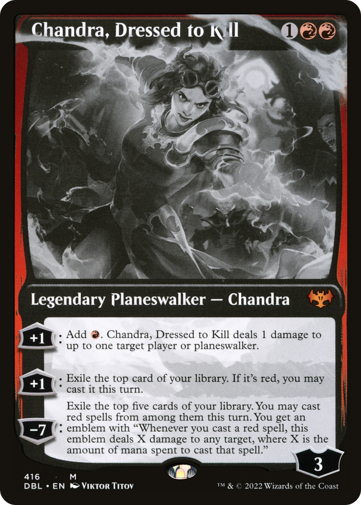 Chandra, Dressed to Kill (DBL-416) (Foil)