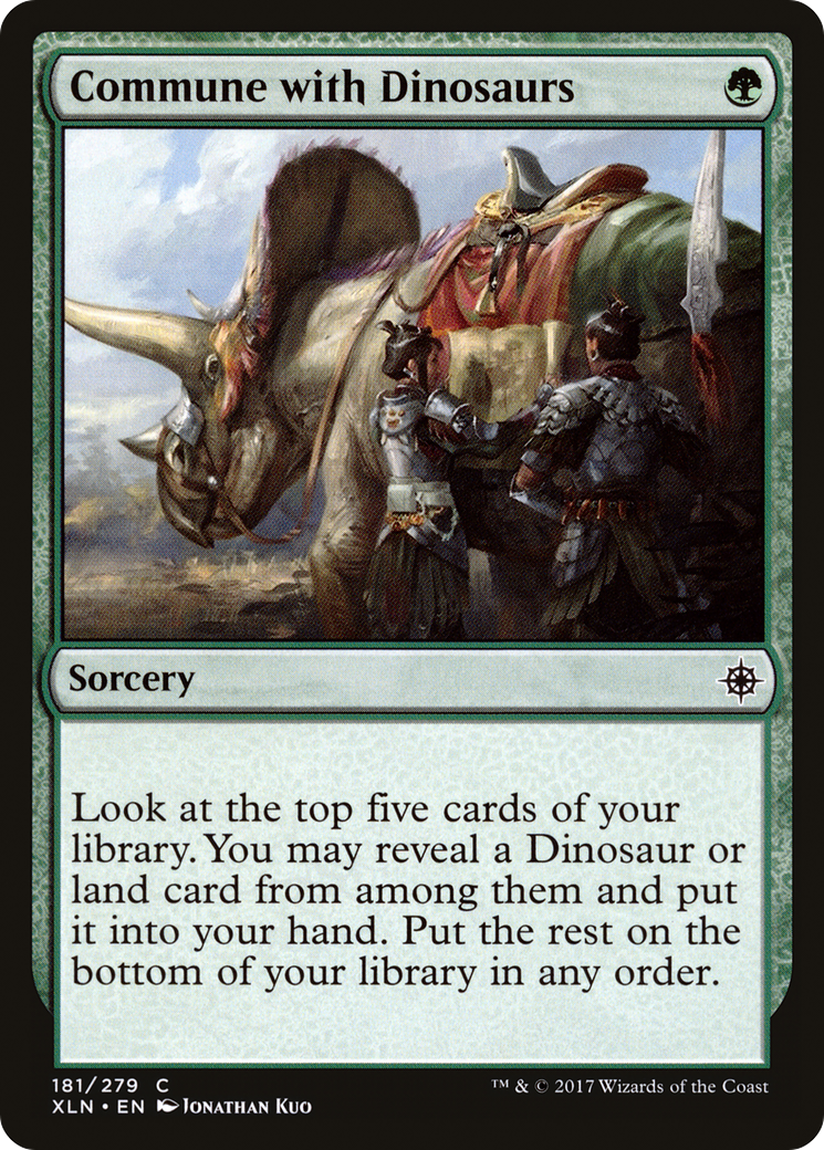 Commune with Dinosaurs (XLN-181) (Foil)
