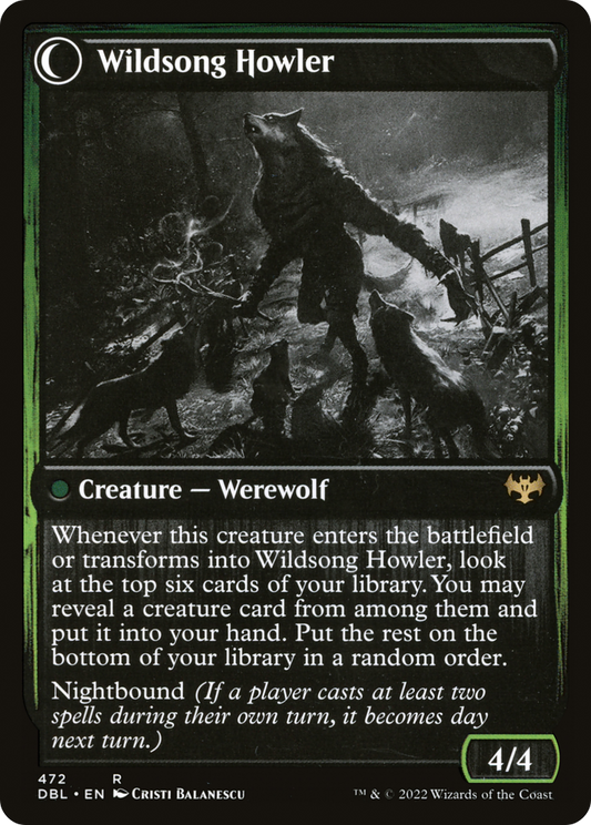 Howlpack Piper // Wildsong Howler (DBL-472) (Foil)