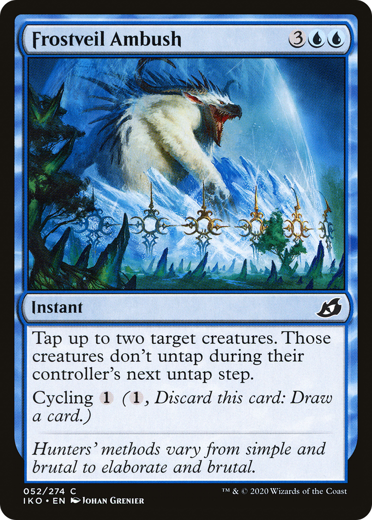 Frostveil Ambush (IKO-052) (Foil)