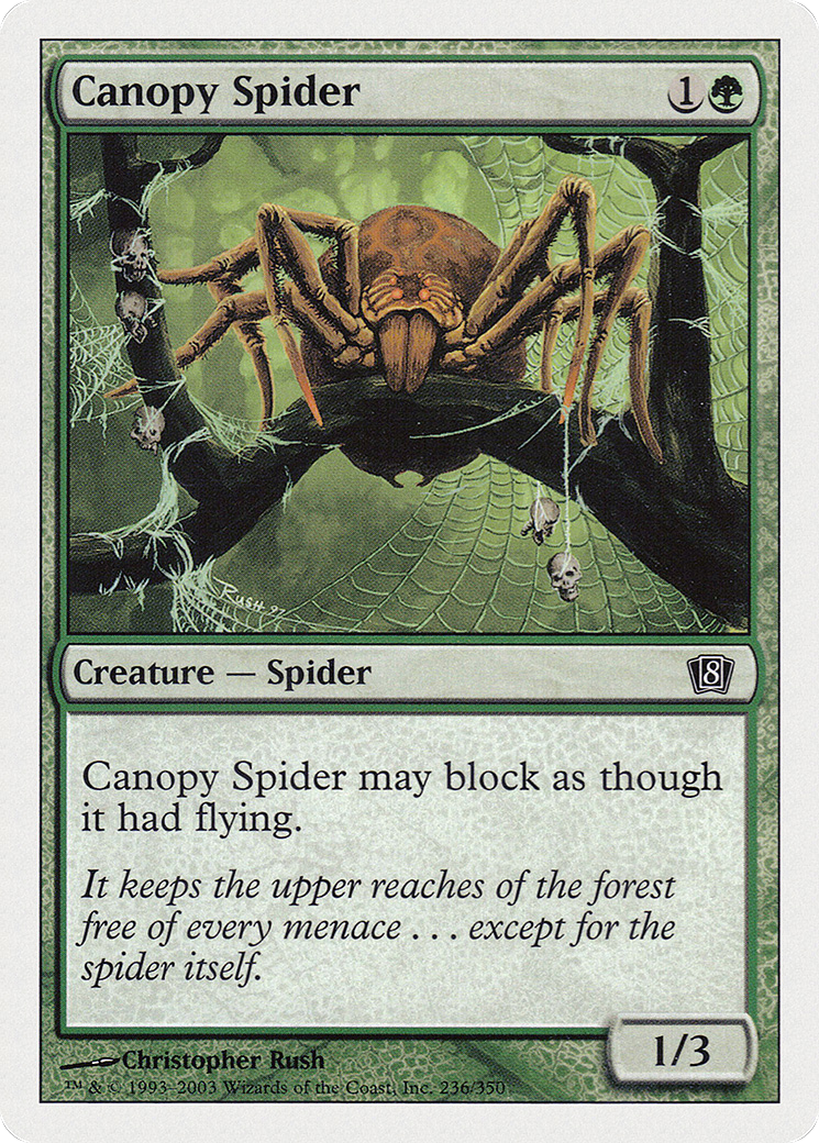Canopy Spider (8ED-236) (Foil)
