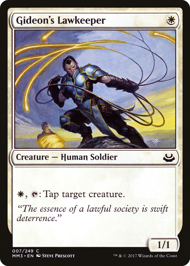 Gideon's Lawkeeper (MM3-007) (Foil)