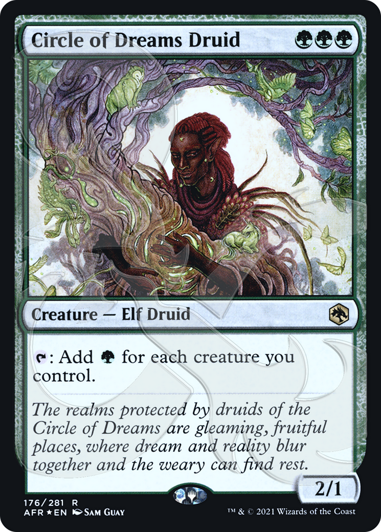 Circle of Dreams Druid (AFR&-176A) (Foil)