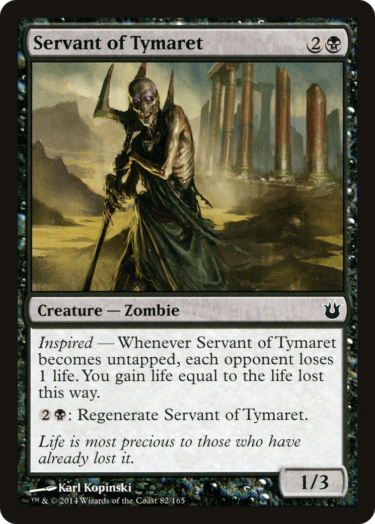 Servant of Tymaret (BNG-082) (Foil)