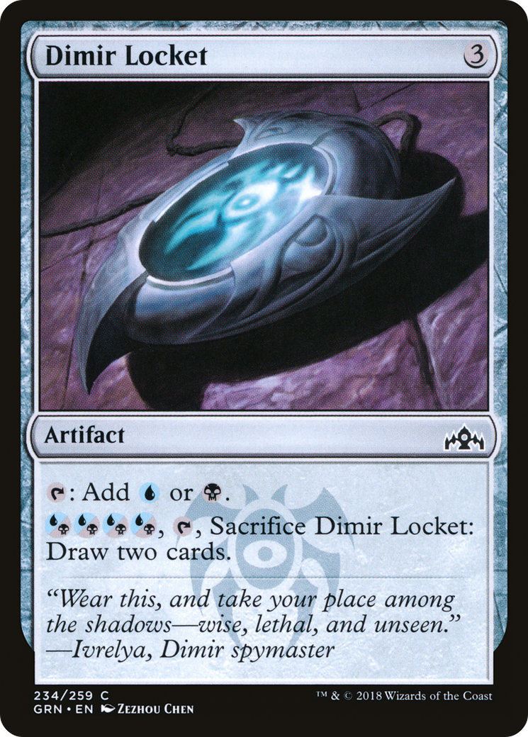 Dimir Locket (GRN-234) (Foil)