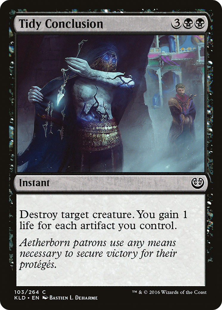 Tidy Conclusion (KLD-103)