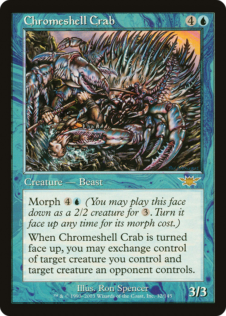 Chromeshell Crab (LGN-032) (Foil)