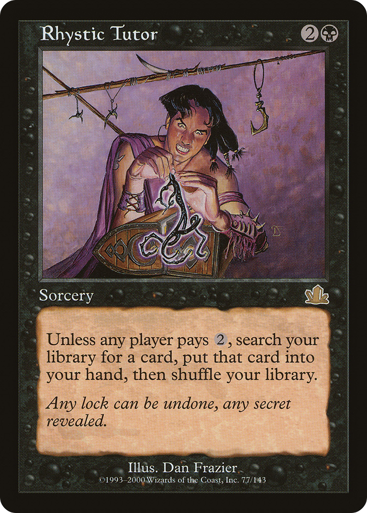 Rhystic Tutor (PCY-077) (Foil)