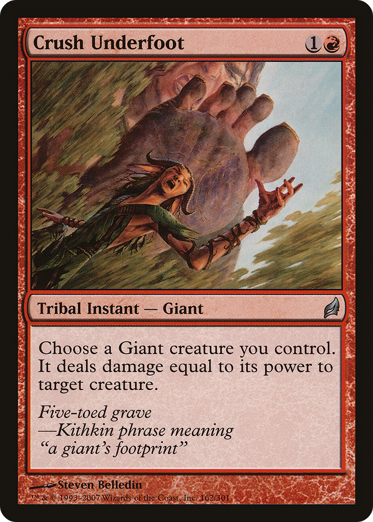 Crush Underfoot (LRW-162) (Foil)