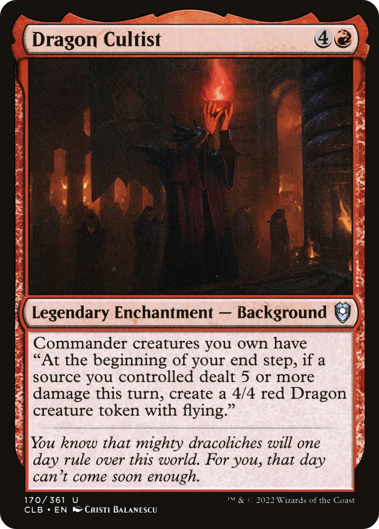 Dragon Cultist (CLB-170) (Foil)
