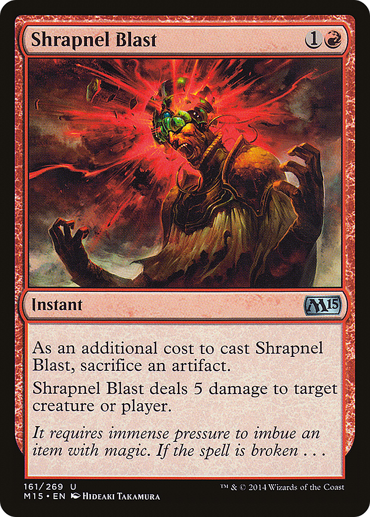 Shrapnel Blast (M15-161) (Foil)