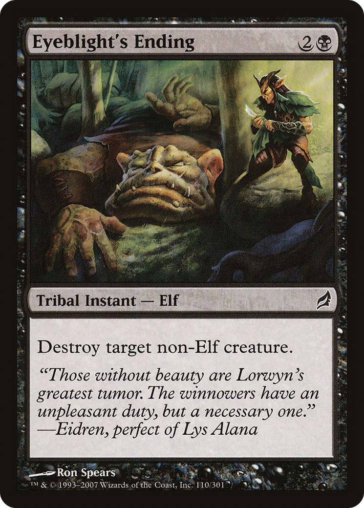 Eyeblight's Ending (LRW-110) (Foil)