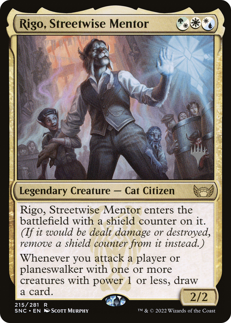 Rigo, Streetwise Mentor (PPSNC-215P) (Foil)