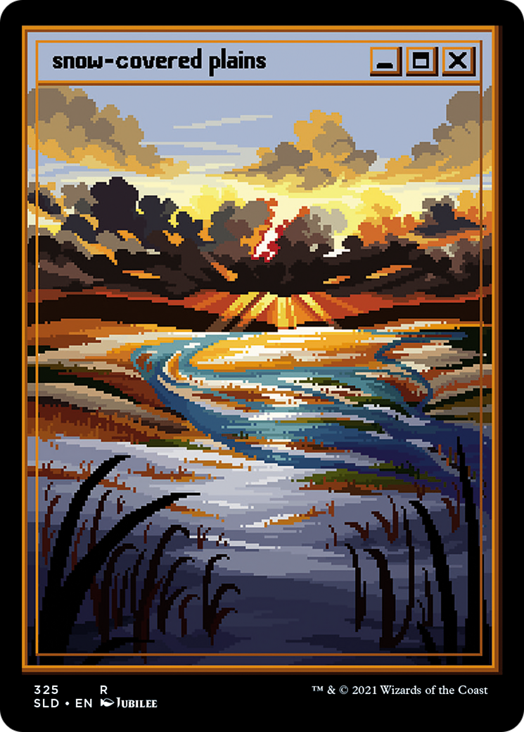 Snow-Covered Plains (SLD-325) (Etched Foil)