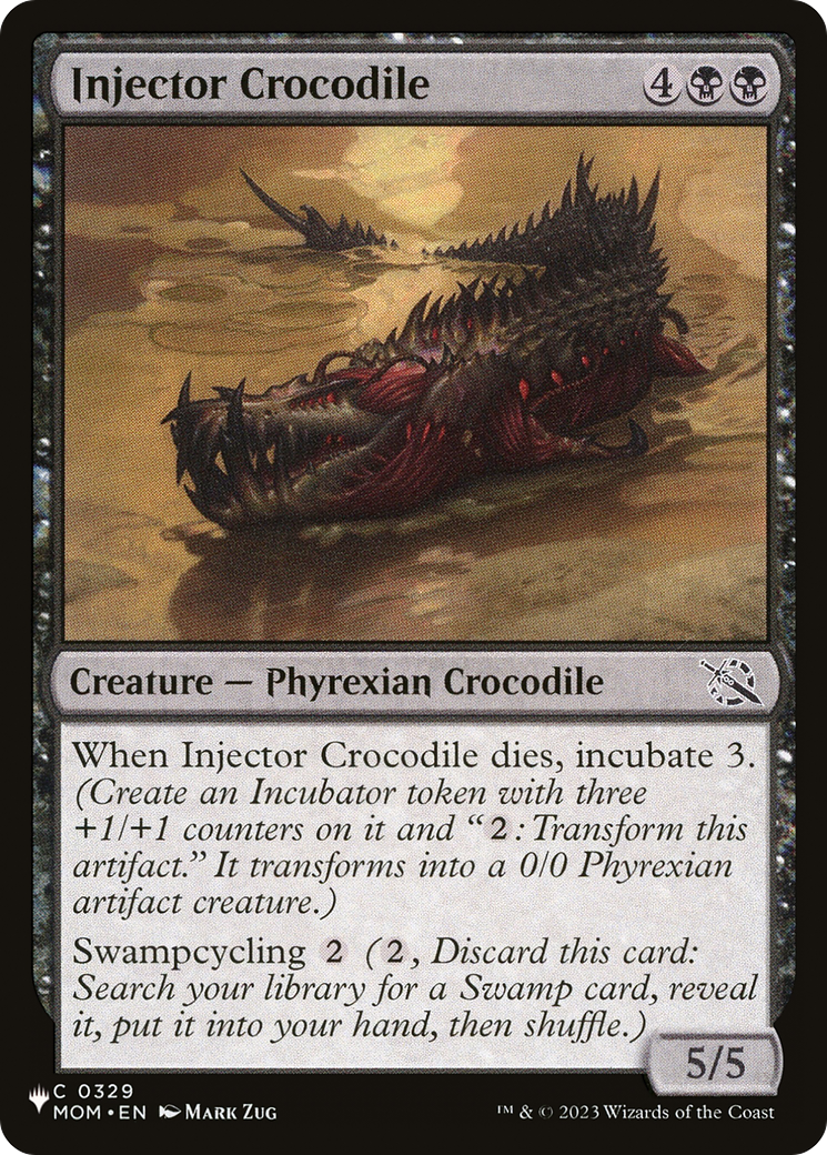 Injector Crocodile (LIST-MOM-329)