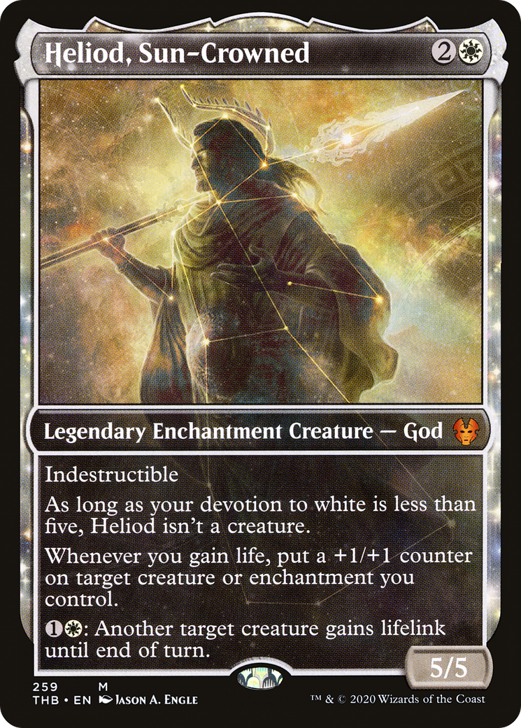 Heliod, Sun-Crowned (THB-259) (Showcase) (Foil)