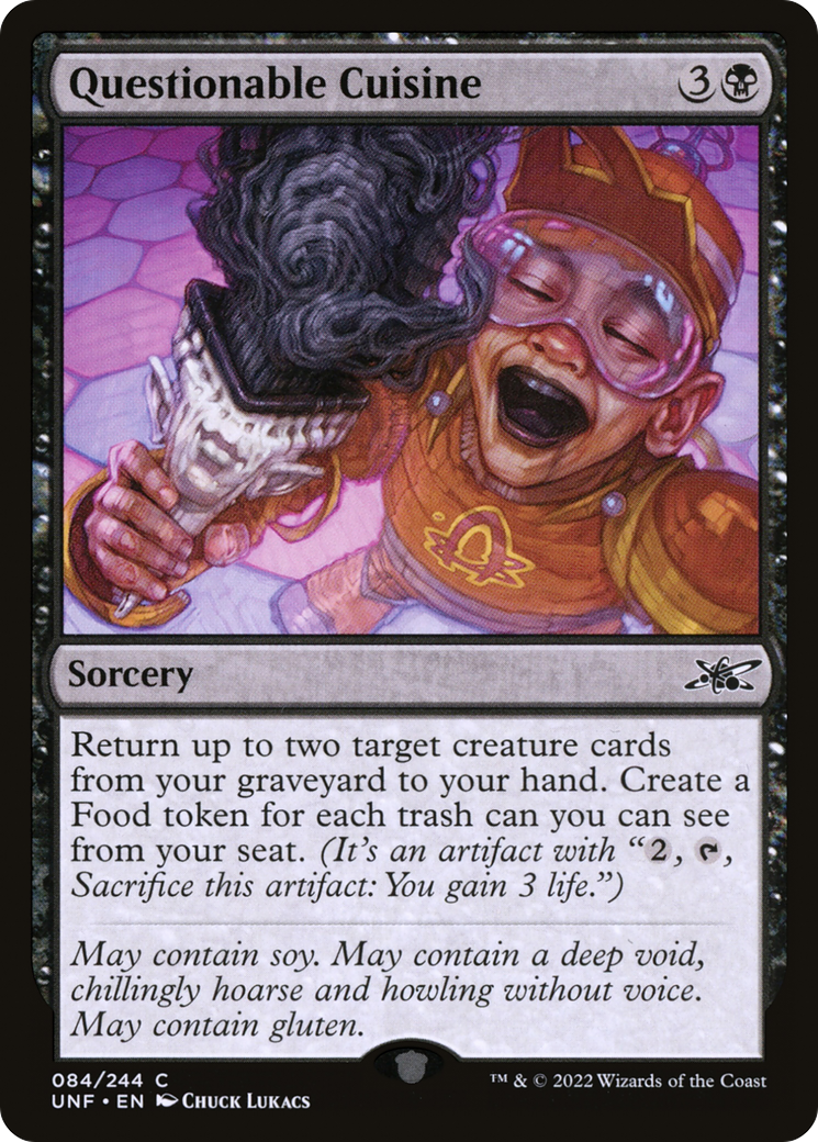 Questionable Cuisine (UNF-084) (Foil)