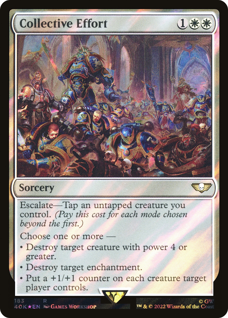 Collective Effort (40K-183★) (Surge Foil)