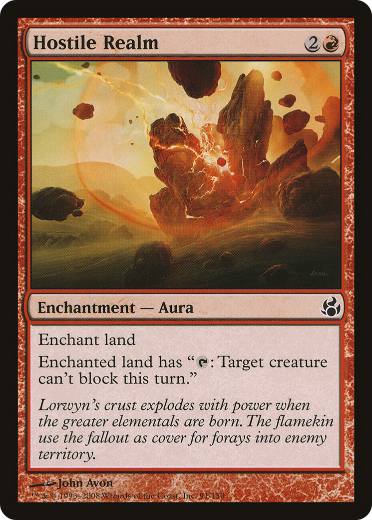 Hostile Realm (MOR-091) (Foil)