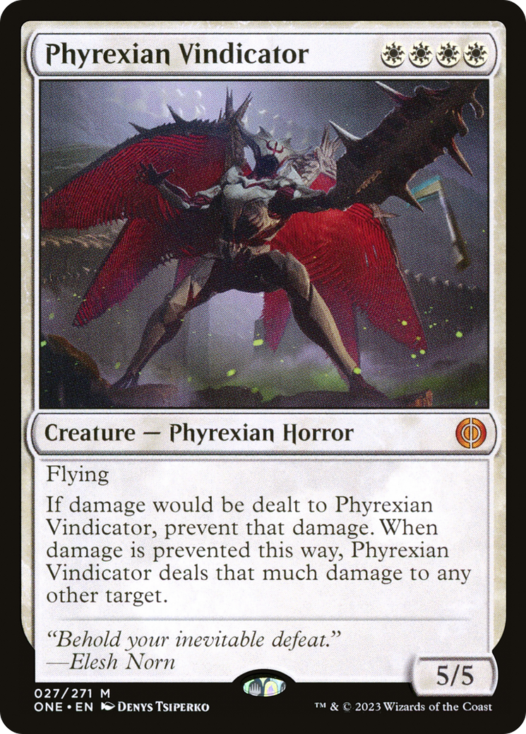 Phyrexian Vindicator (ONE-027) (Foil)