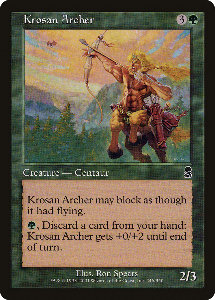 Krosan Archer (ODY-246) (Foil)