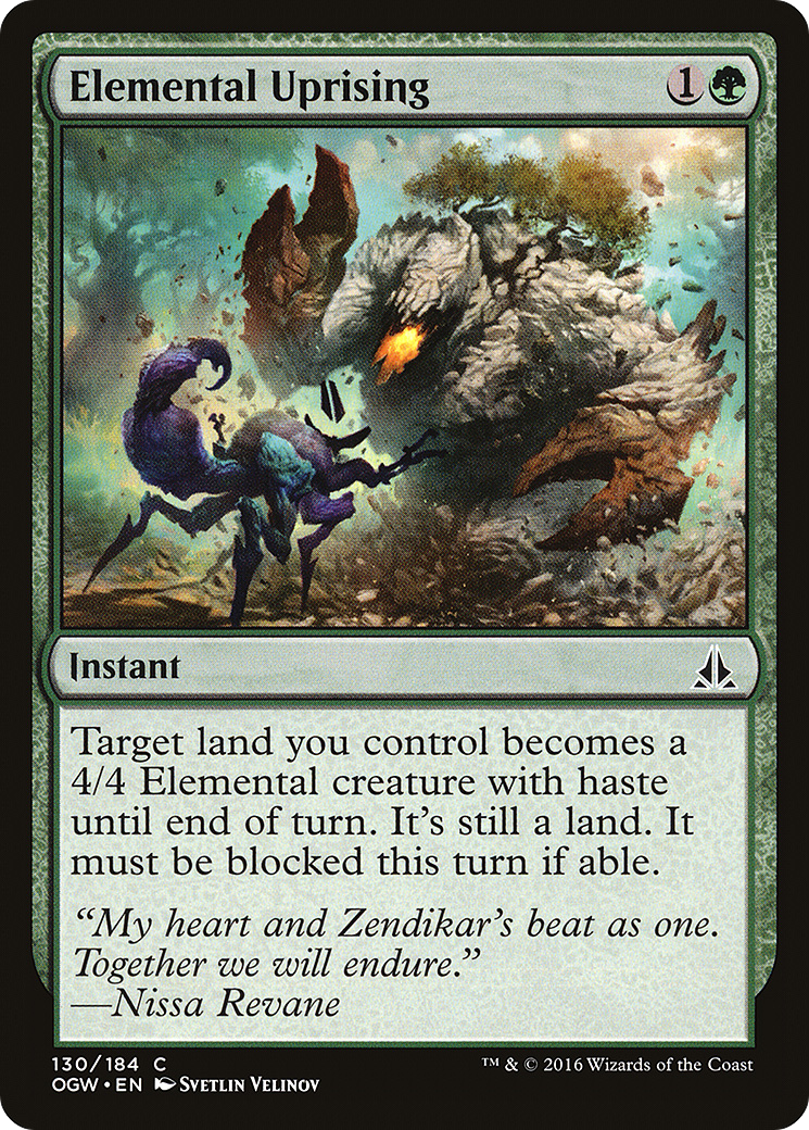 Elemental Uprising (OGW-130) (Foil)