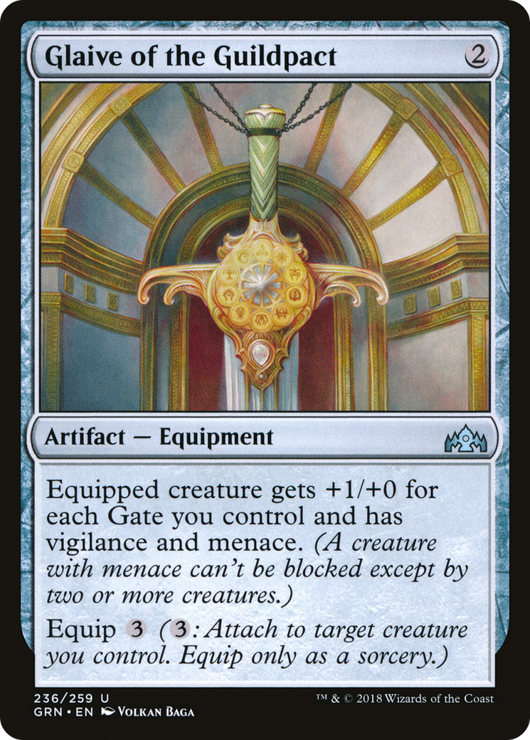 Glaive of the Guildpact (GRN-236) (Foil)