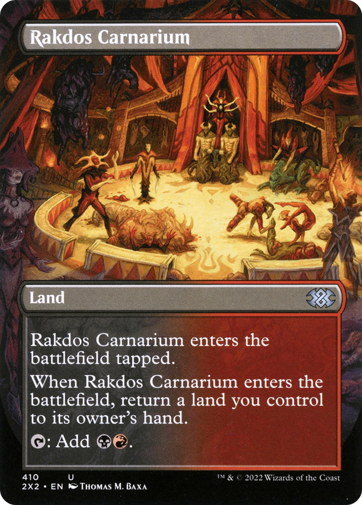 Rakdos Carnarium (2X2-410) (Borderless) (Foil)
