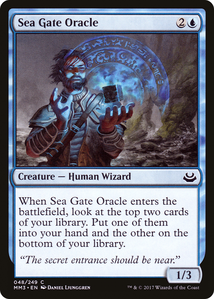 Sea Gate Oracle (MM3-048) (Foil)