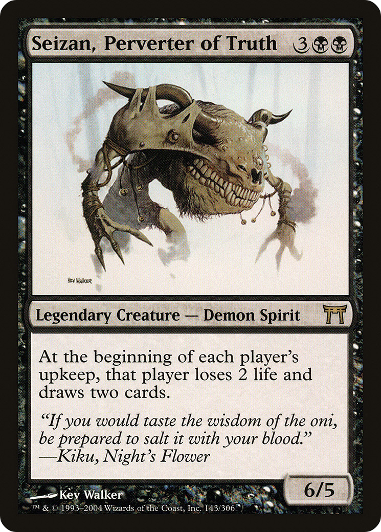 Seizan, Perverter of Truth (CHK-143) (Foil)