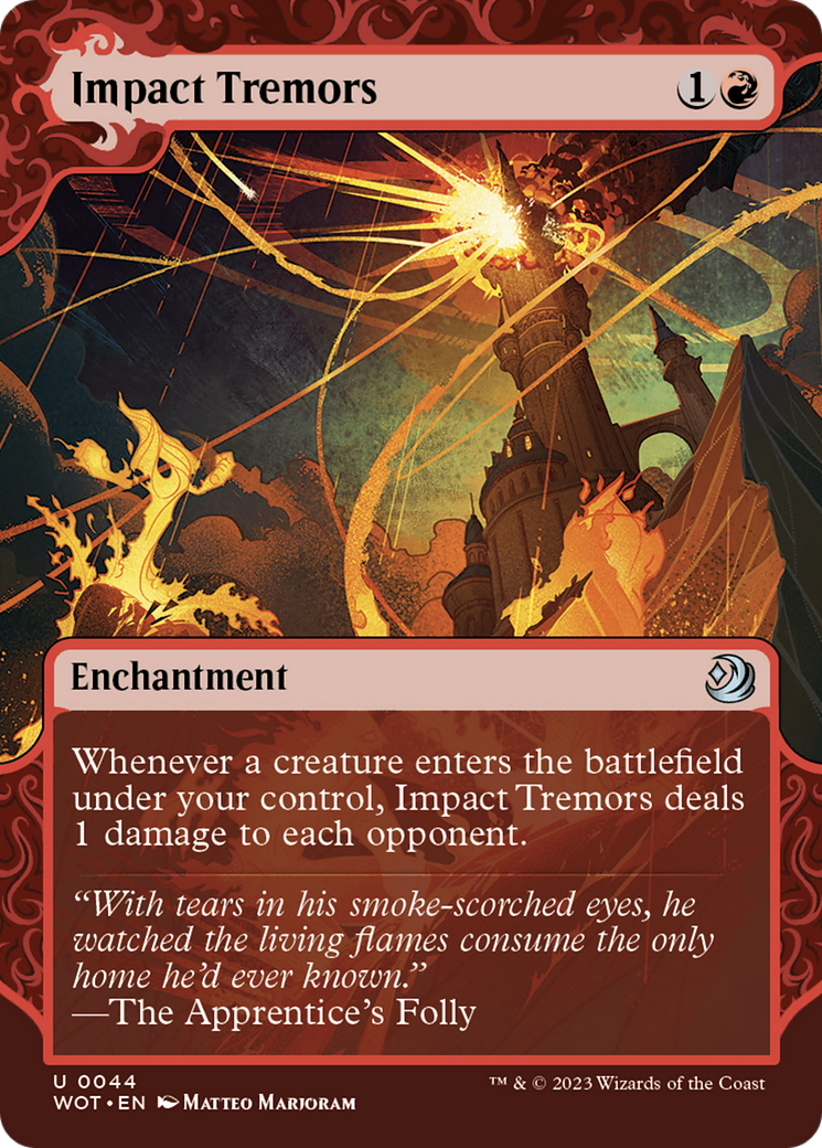 Impact Tremors (WOT-044) (Showcase) (Borderless) (Foil)