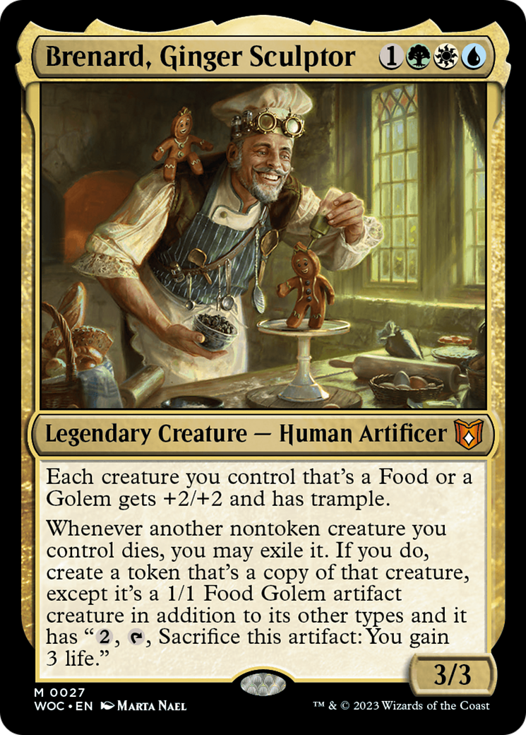Brenard, Ginger Sculptor (WOC-027) (Foil)