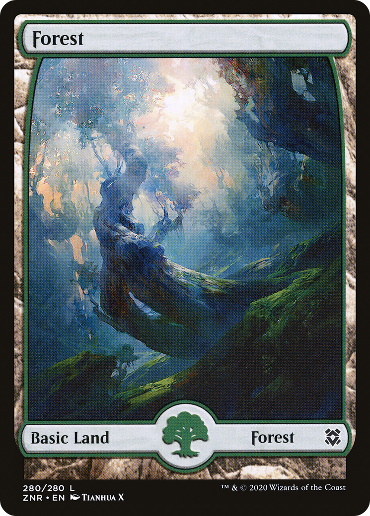 Forest (ZNR-280) (Full Art) (Foil)