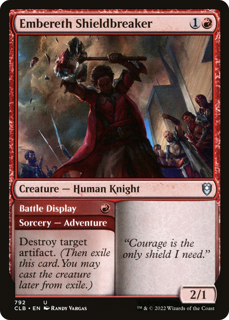 Embereth Shieldbreaker // Battle Display (CLB-792)