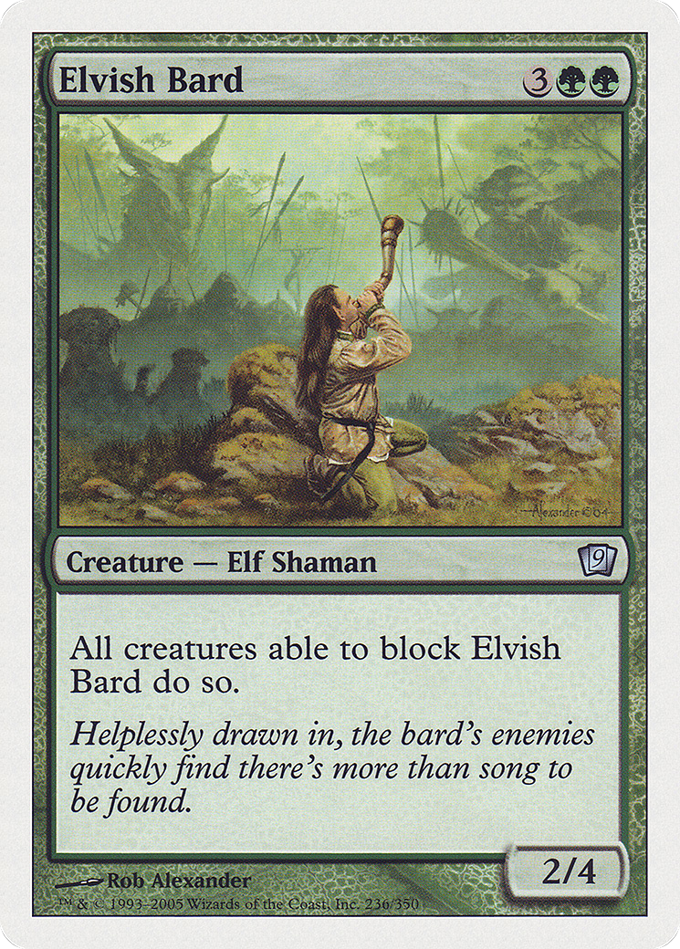 Elvish Bard (9ED-236★) (Foil)