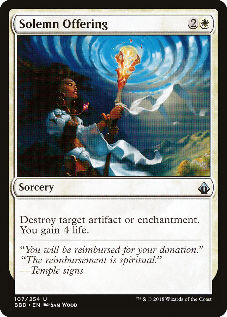 Solemn Offering (BBD-107) (Foil)