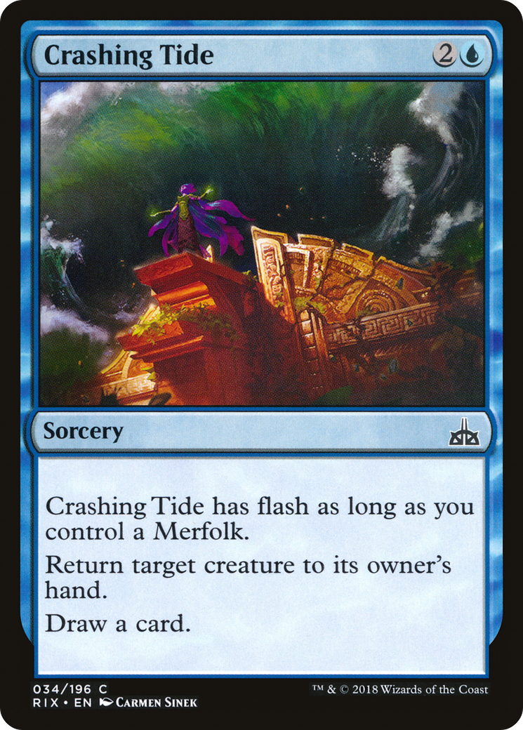 Crashing Tide (RIX-034) (Foil)