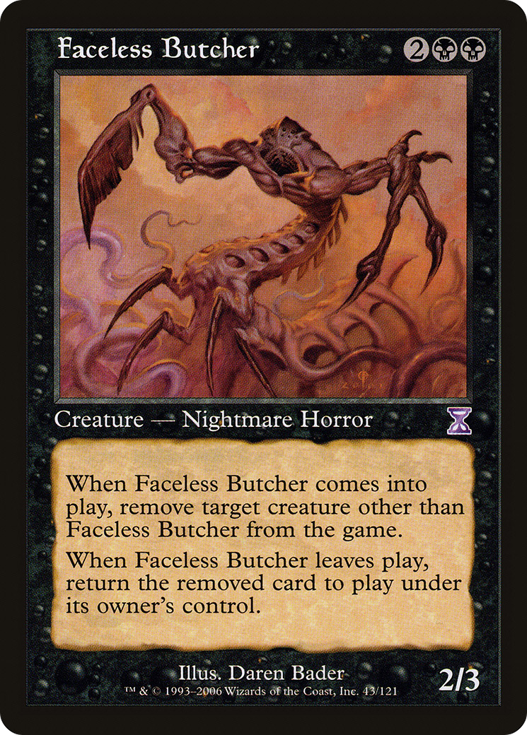 Faceless Butcher (TSB-043) (Foil)